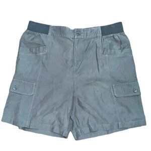 Women's Soft Surroundings‎ Bayside Shorts Style 2FT00 Grey Size XL